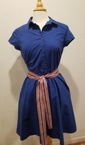 Boden women's Sophia shirtdress, Riviera Blue